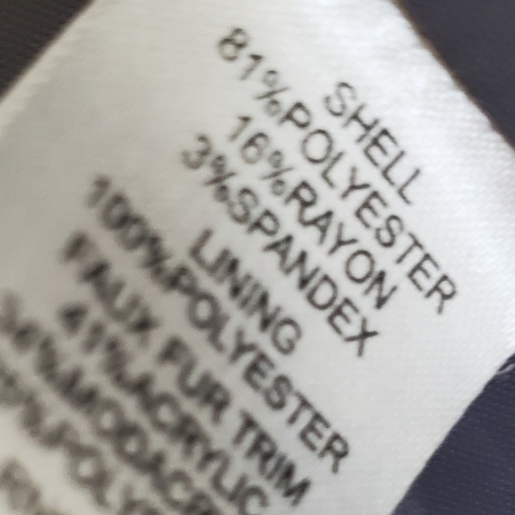 Isaac Mizrahi Live Gray & Brown Double Breasted Womens Peacoat Size Small - Picture 6 of 8